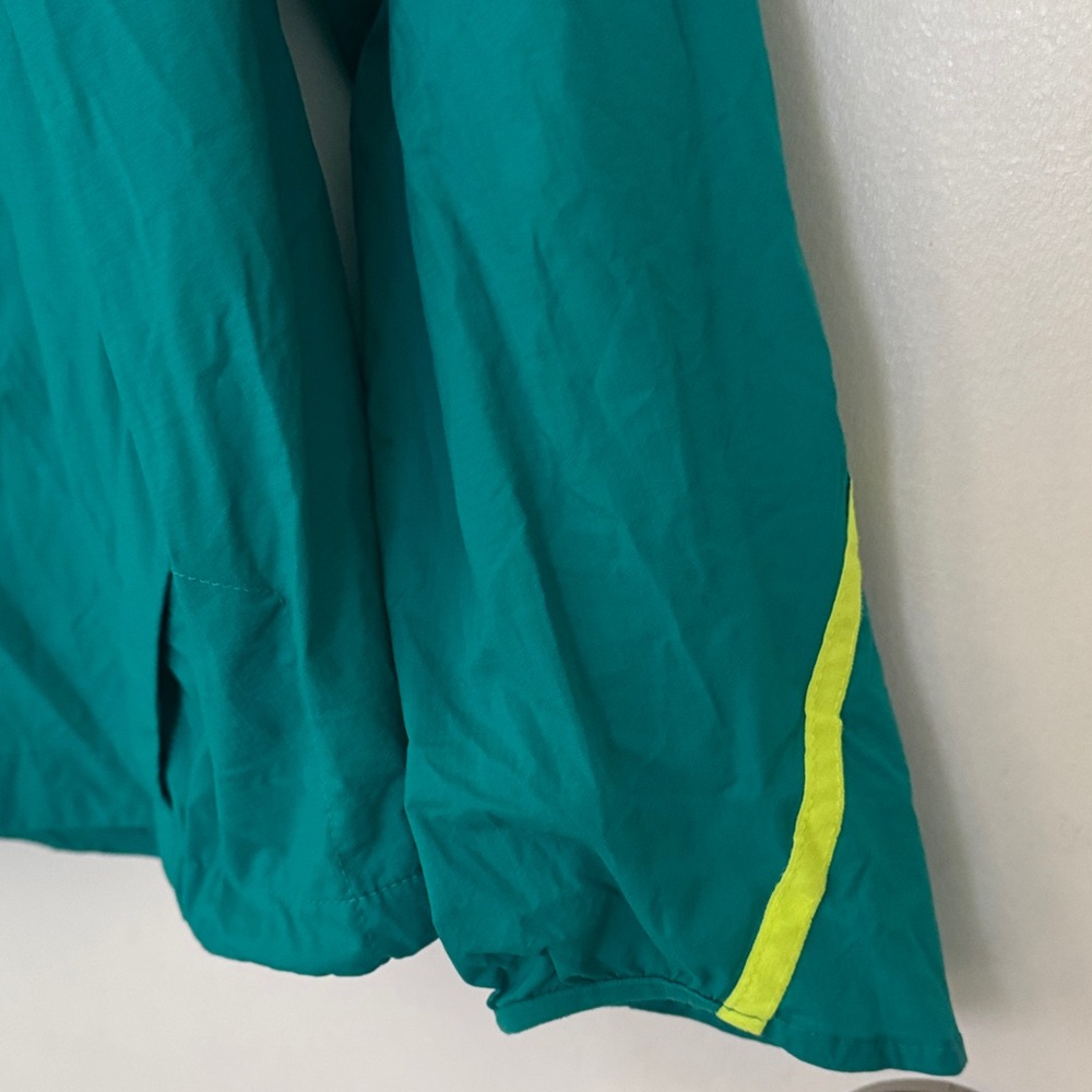 Nike Teal Packable Lightweight Windbreaker With S… - image 7